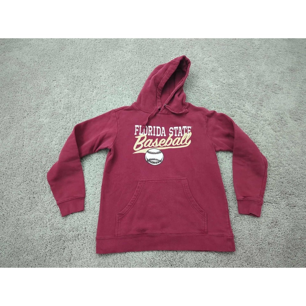 Florida State Seminoles Hoodie Mens Small NCAA Baseball Fanatics Red